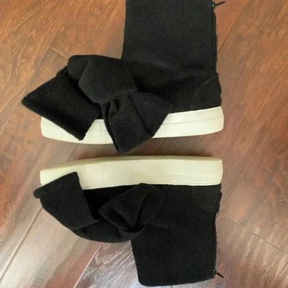 Joshua Sanders Felt Bow ankle boots Size 8.5 (EU39) - Picture 11 of 16